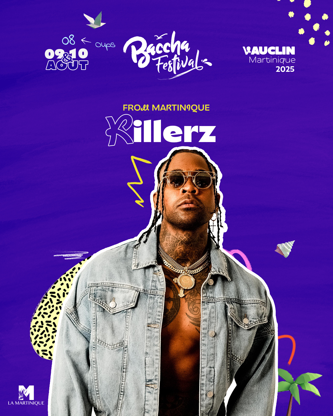 Visuel DJ Killerz pour Baccha festival